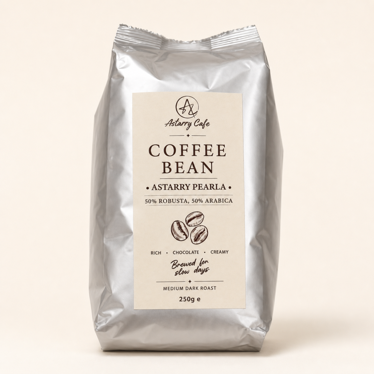 Astarry Pearla Coffee Bean packaging