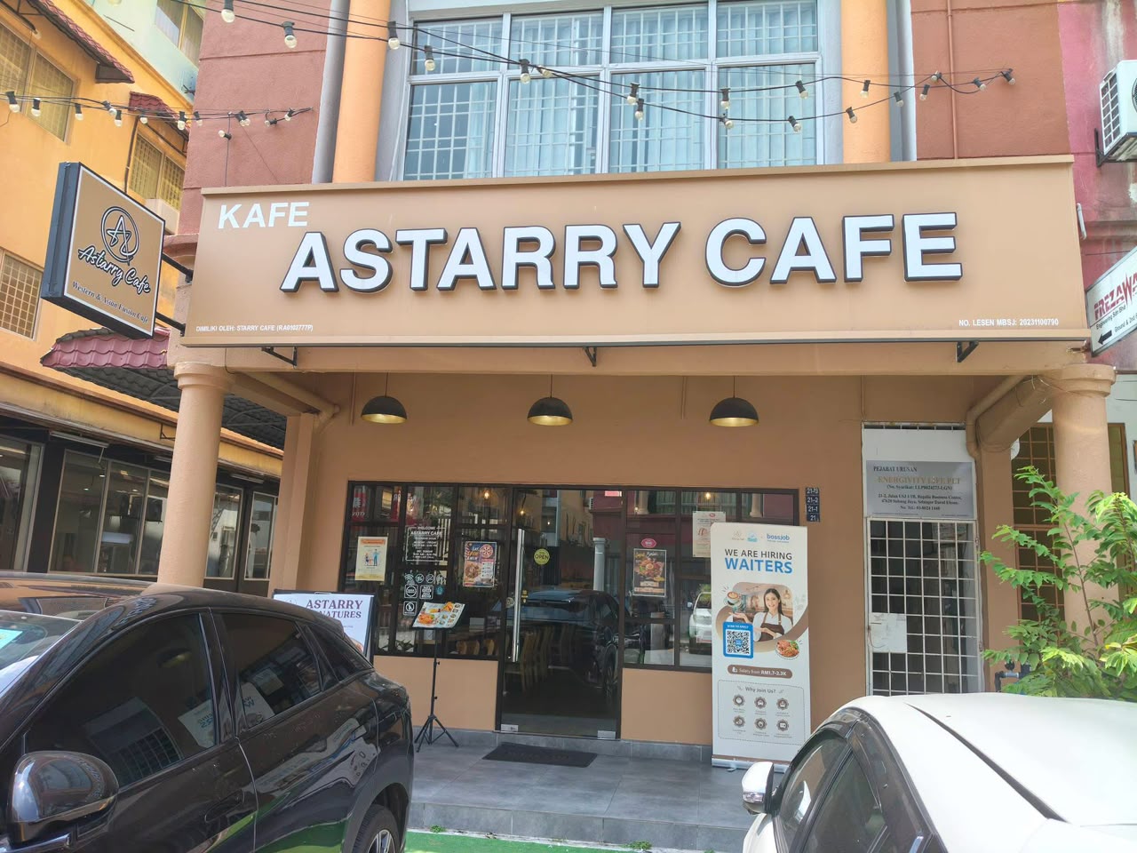 Interior of Astarry Cafe USJ 1